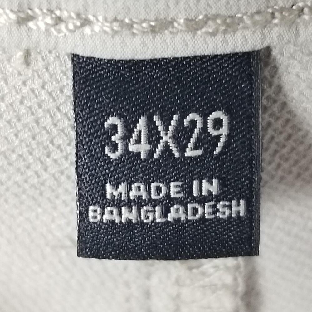 Banana Republic Pants Mens 34x29 Beige Stretch Polyester Golf Travel Lightweight - Picture 12 of 14
